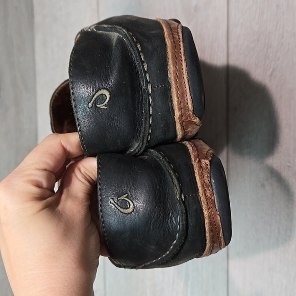 Olukai Mens Moloa Leather Loafer Slip on shoes sz 10.5 - Picture 7 of 14